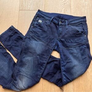 G-STAR 5620 SLIM TAPERED Dark Blue Denim Jeans - 26